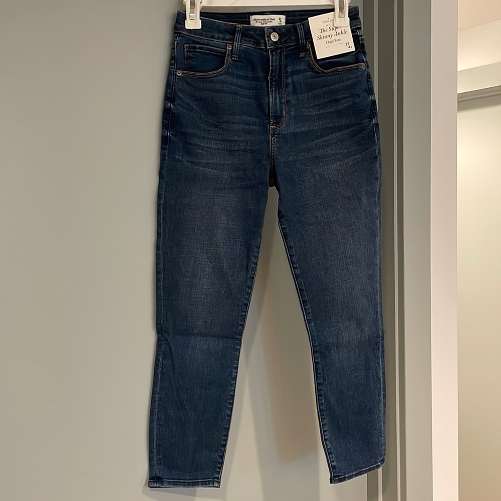Women’s Abercrombie curve love high rise super skinny Jean
